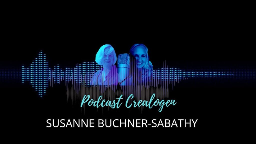Titel Podcast Crealogen Susanne Buchner-Sabathy und Sarah Iris Mang